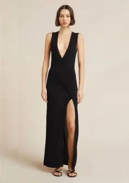 Bec & Bridge Janet Knit Maxi Dress Black Size 6 for rent on The Volte - image 1