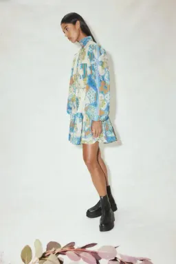 ALEMAIS Skye Patchwork Mini Dress  for rent on The Volte - image 2