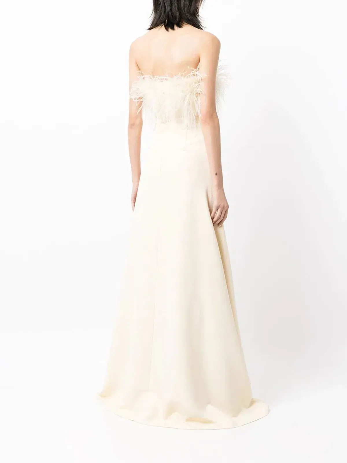 Rachel Gilbert Linc Gown in Lemon Size AU 8 - Image 2