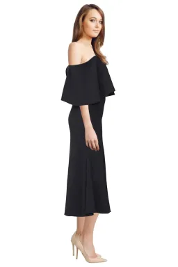 Camilla and Marc Bridal Off Shoulder Dress Navy Size 6 for rent on The Volte - image 2