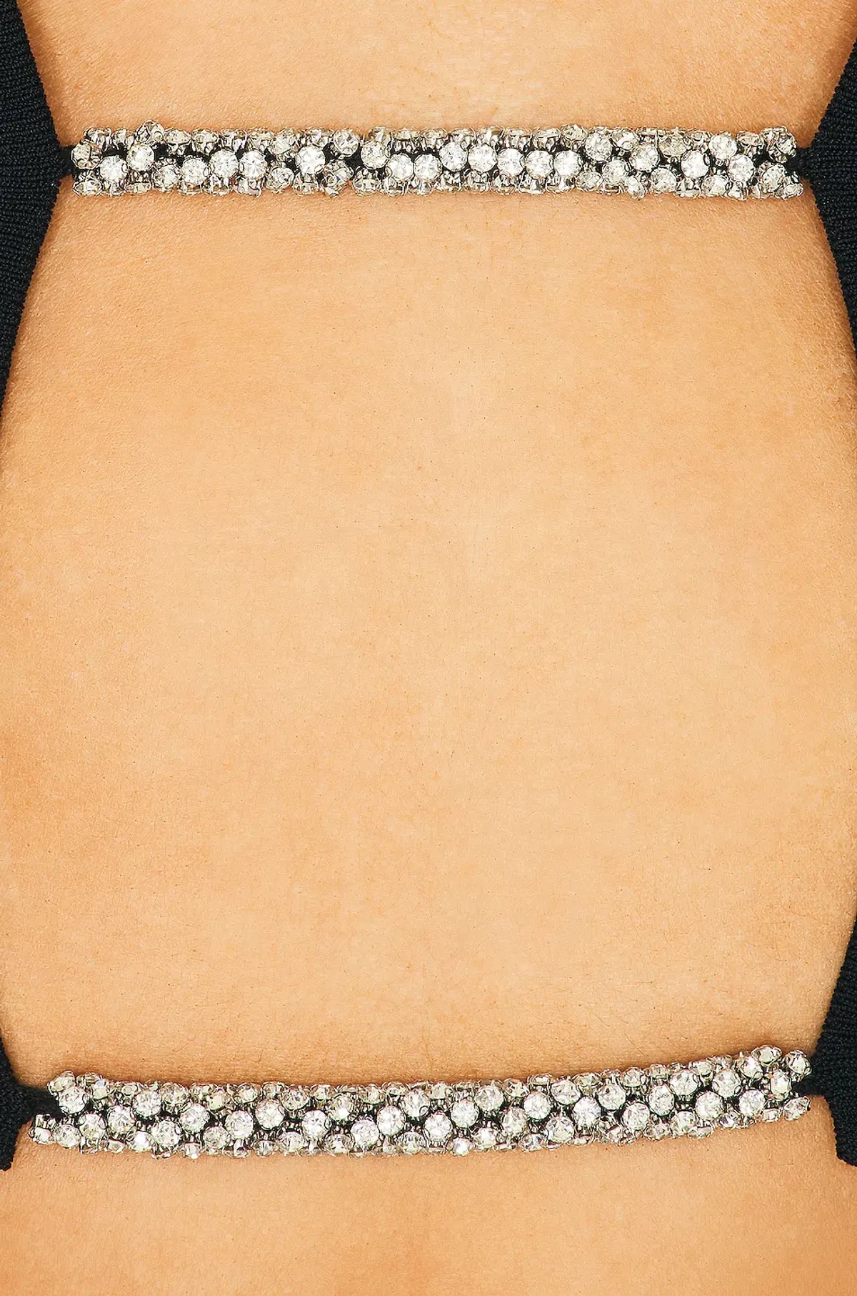 Christopher Esber Crystal Lattice Column Midi Dress Black Size 6 - Image 4