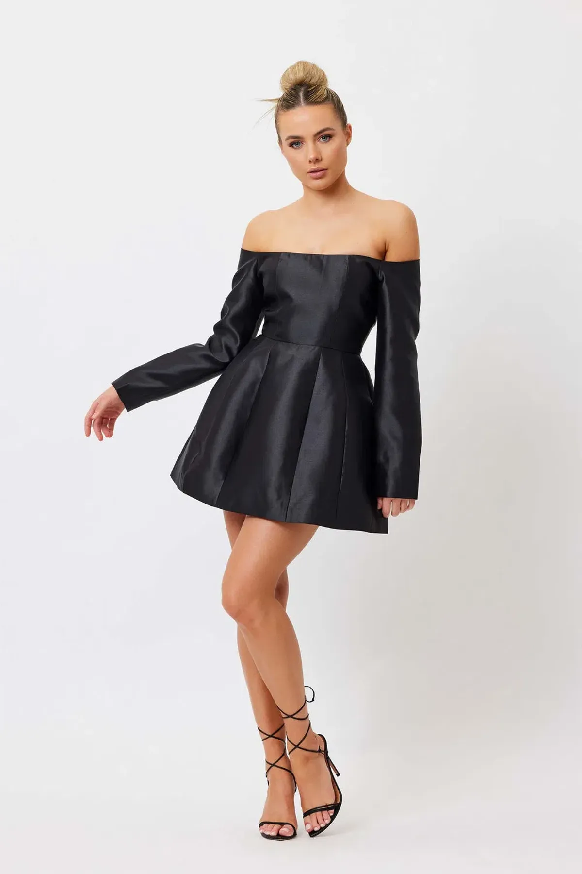 Bianca and Bridgett Michelle Mini Dress Black Size 6 - Image 1