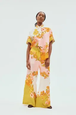 Alemais Silas Shirt and Pant Set Floral Size 8/10 for rent on The Volte - image 1