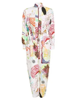 Zimmermann Shelly Zip Boilersuit Poster Print Size 2 / 12 AU for rent on The Volte - image 3