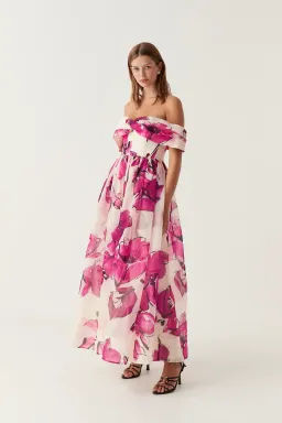 Aje Cordelia Corsetted Maxi Dress Falling Floral Size AU 8 for rent on The Volte - image 4