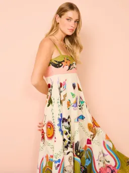 Alemais Evergreen Sundress Multi Size AU 8 for rent on The Volte - image 5