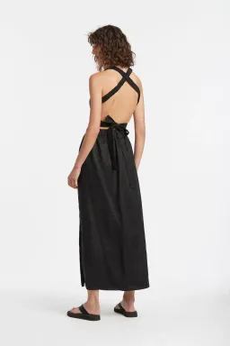 Sir The Label Franc Cross Back Gown Black Size 1 / AU 8  for rent on The Volte - image 2