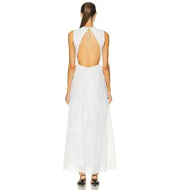 Sir The Label Emme Tiered Dress Ivory Size 4 / AU 14  for rent on The Volte - image 3