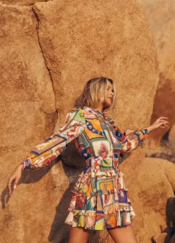 Kate Ford Victoria layered Dress Multi Size 1 / AU 8 for rent on The Volte - image 2