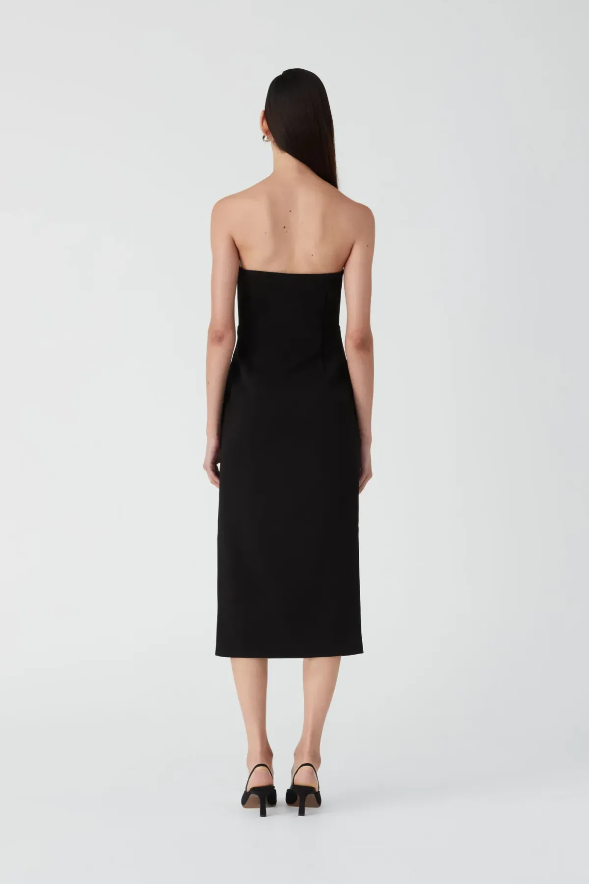 MISHA Marcy Midi Dress Black Size 8/S  - Image 2