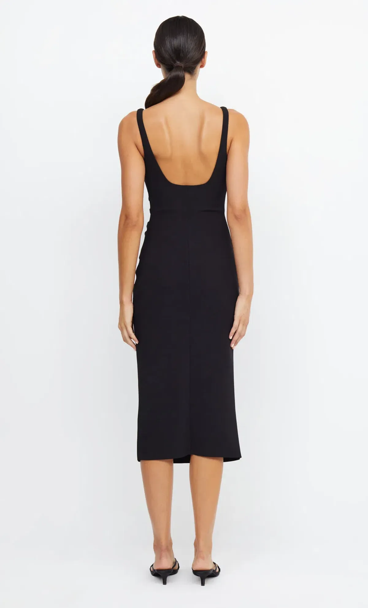 Bec and Bridge Be Mine Square Neck Midi Dress Black Size 14 - Image 4