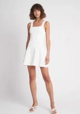 Aje Casa Mini Knit Dress White Size 6 for rent on The Volte - image 1