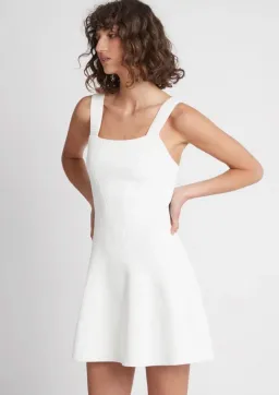 Aje Casa Mini Knit Dress White Size 6 for rent on The Volte - image 2