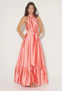 Hansen & Gretel Gateau Gown Watermelon Size M / AU 8 for rent on The Volte - image 1