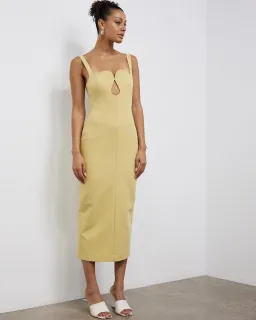 Camilla & Marc Brixton Dress Mustard Yellow Size 8 for rent on The Volte - image 2