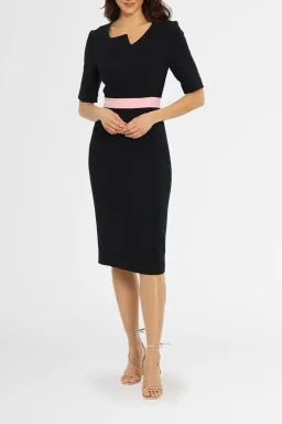 Karen Gee Abstraction Dress in Black Size 8 for rent on The Volte - image 2