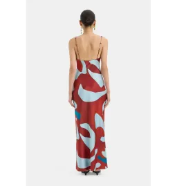 Sir the Label Frankie Slip Dress Ruby Reflection Size AU 14 for rent on The Volte - image 3