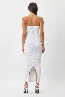 Bianca & Bridgett Tara Midi Dress White Size 8 for rent on The Volte - image 2