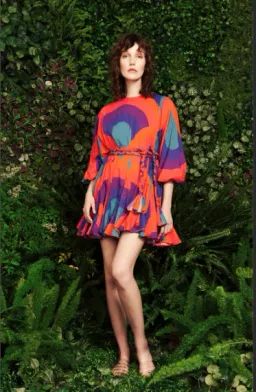 Rhode Ella Retro Rainbow Mini Dress Multi Size S / AU 8 for rent on The Volte - image 4