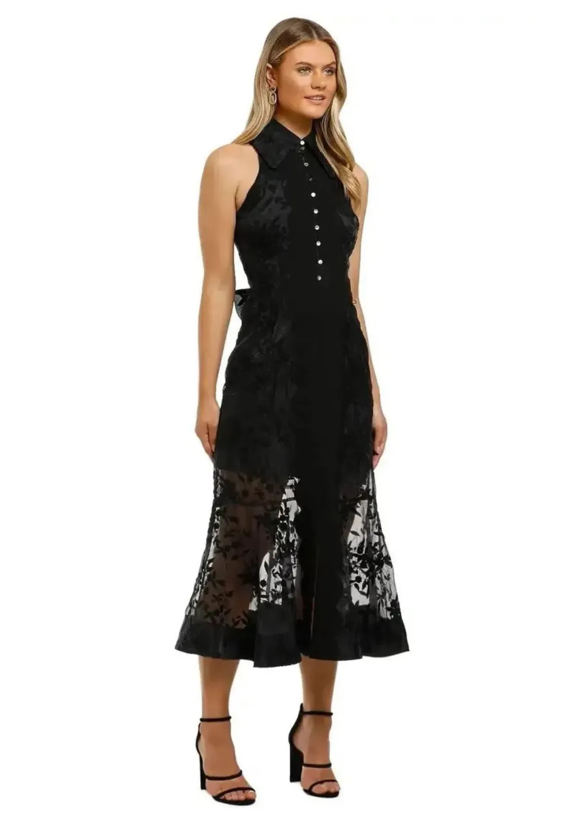 Keepsake the Label Vision Midi Dress in Black Size 12 - Image 1