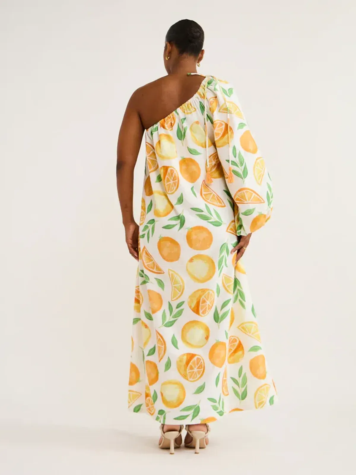 Ambra Maddalena Ophelia Dress In Orange Size 10  - Image 4