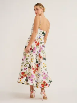Sofia The Label Enchanted Floral Midi Dress Enchanted Floral Size 8 for rent on The Volte - image 7