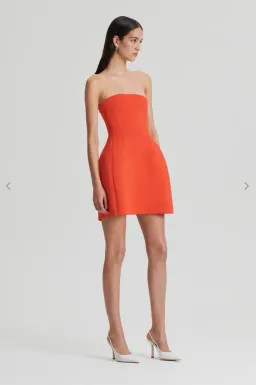 Scanlan Theodore crepe knit peplum dress for rent on The Volte - image 1