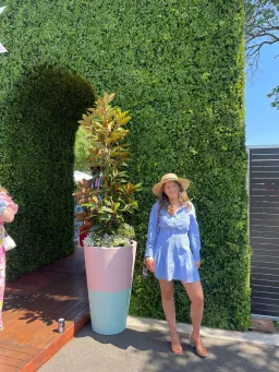 Sheike Cleo Dress Blue Size 10 for rent on The Volte - image 3