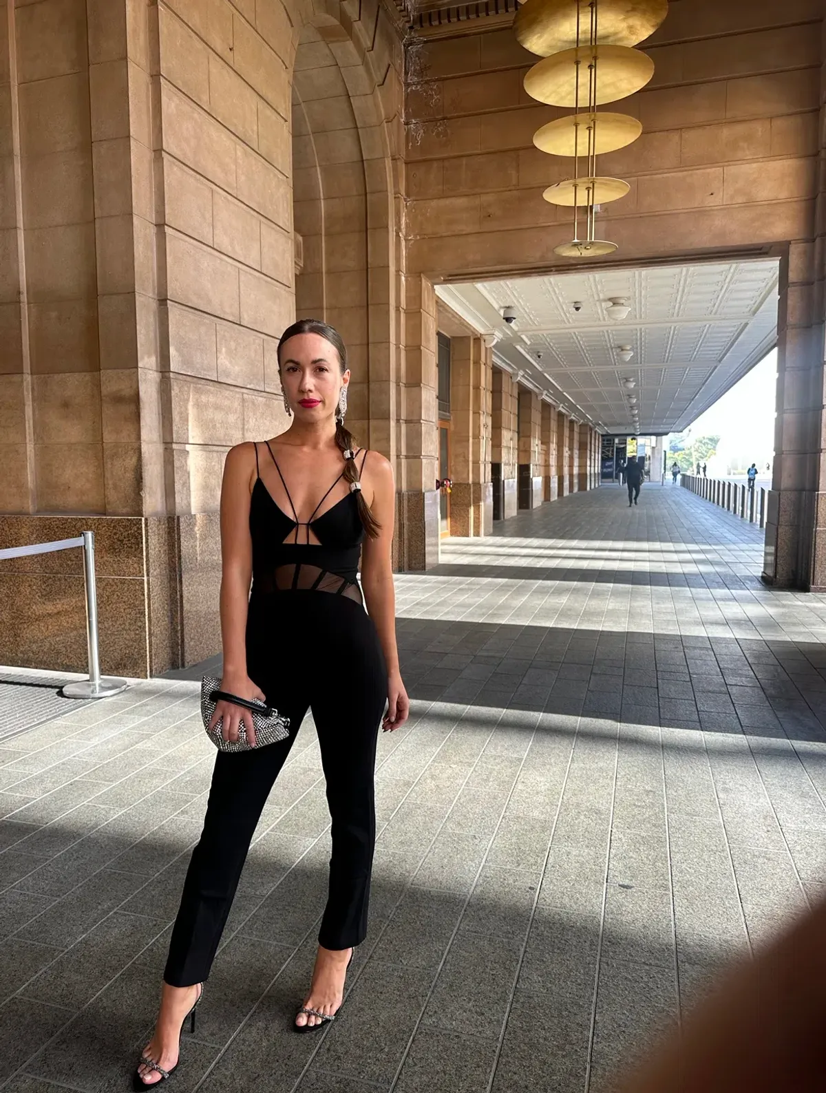 MISHA Myrine Jumpsuit Black Size 6/XS - Image 2