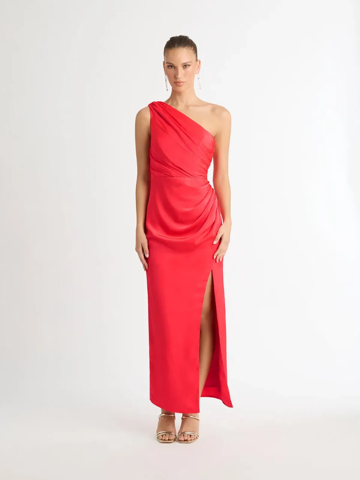 Sheike Glamour Maxi Dress Red Size 14 - Image 2