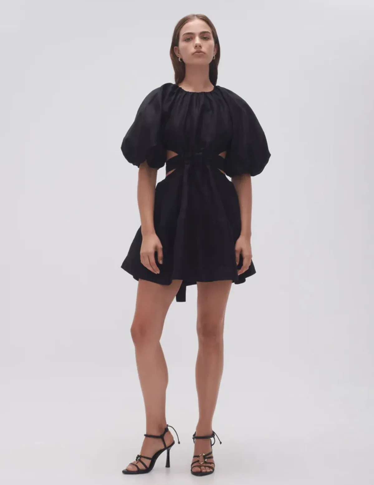 AJE Mimosa Cut Out Mini Dress Black Size 10  - Image 1