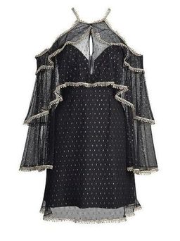 Thurley Moondance Mini Dress Black Size 8 for rent on The Volte - image 3