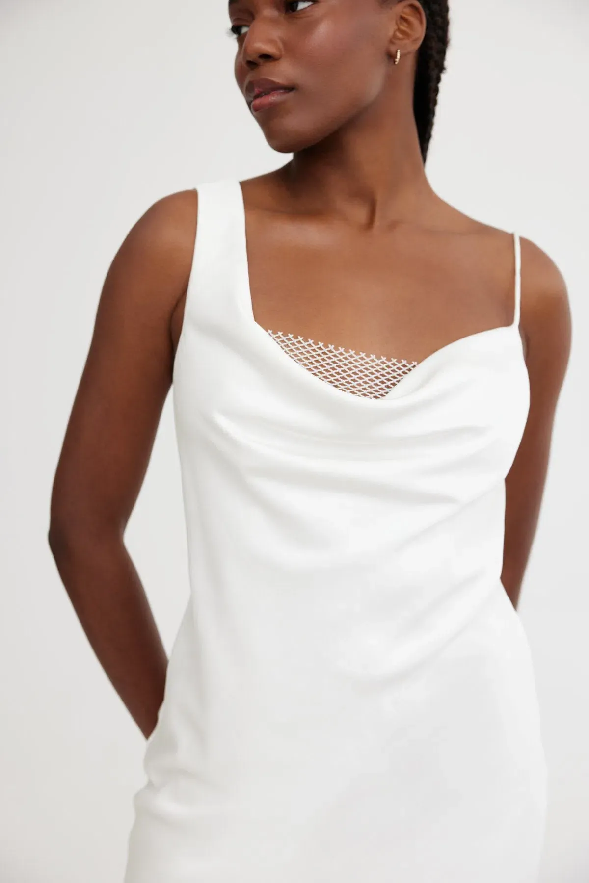 Significant Other Elodie Mini Dress Ivory Size 8  - Image 4