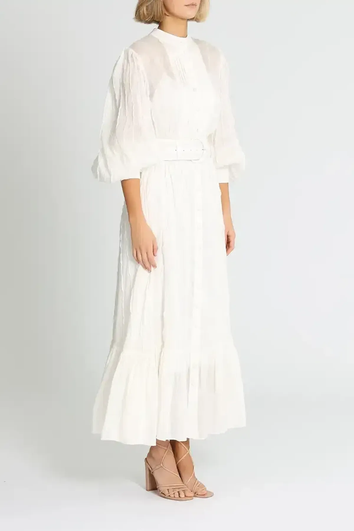 Leo Lin Cambridge Dress in White Size 12 - Image 2
