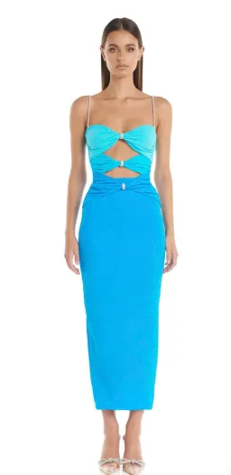 Eliya The Label Zora Dress Blue Size M / Size AU 10 for rent on The Volte - image 1