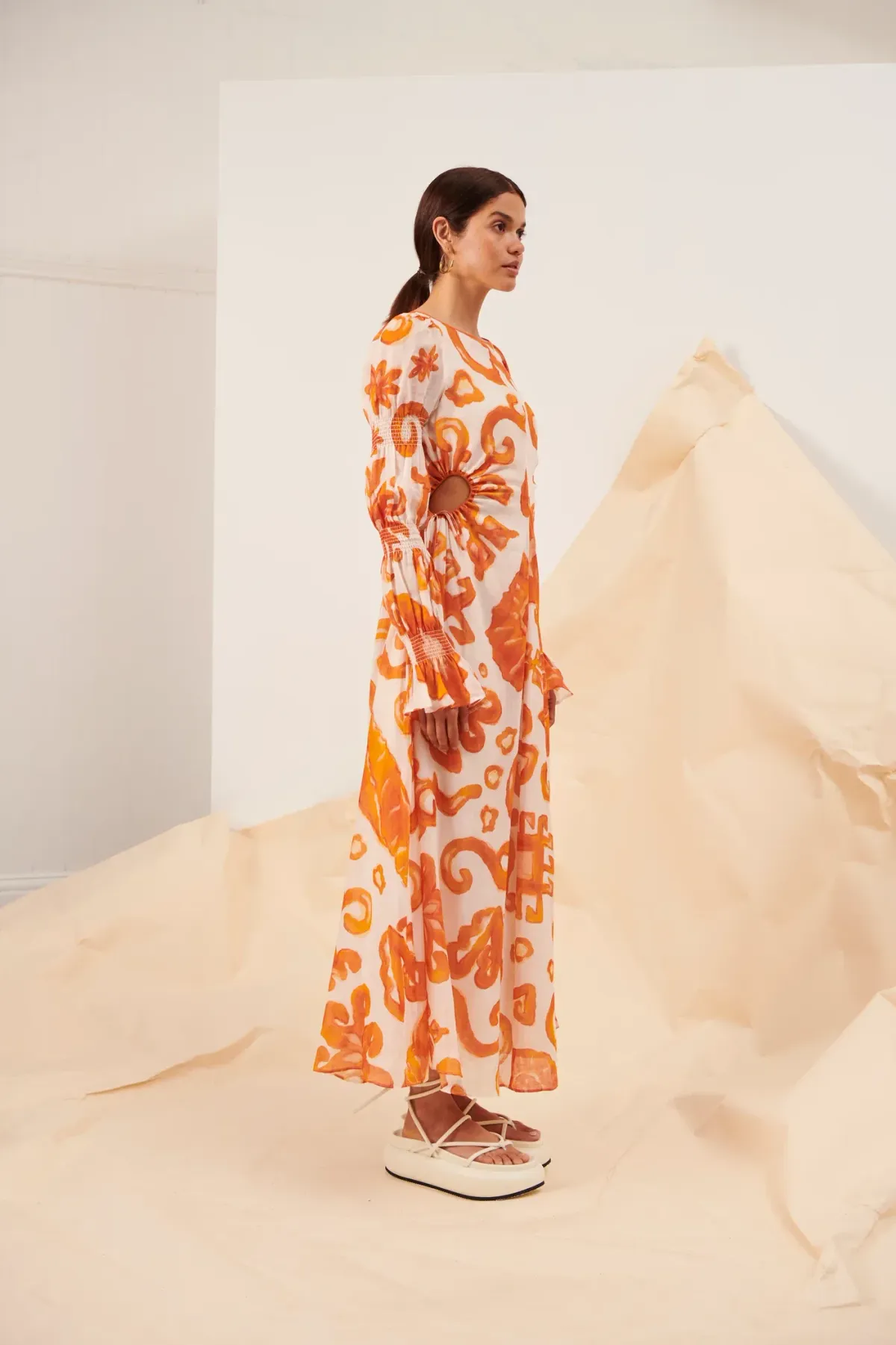 Kate Ford Elise Cut Out Gown in Artemis Size 2 / AU 10 - Image 2