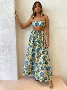 Sir the Label Celia Top & Skirt In Marguerite Print Size AU 8 for rent on The Volte - image 1