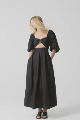 Shona Joy Mareva Midi Dress Black Size AU 12 for rent on The Volte - image 1