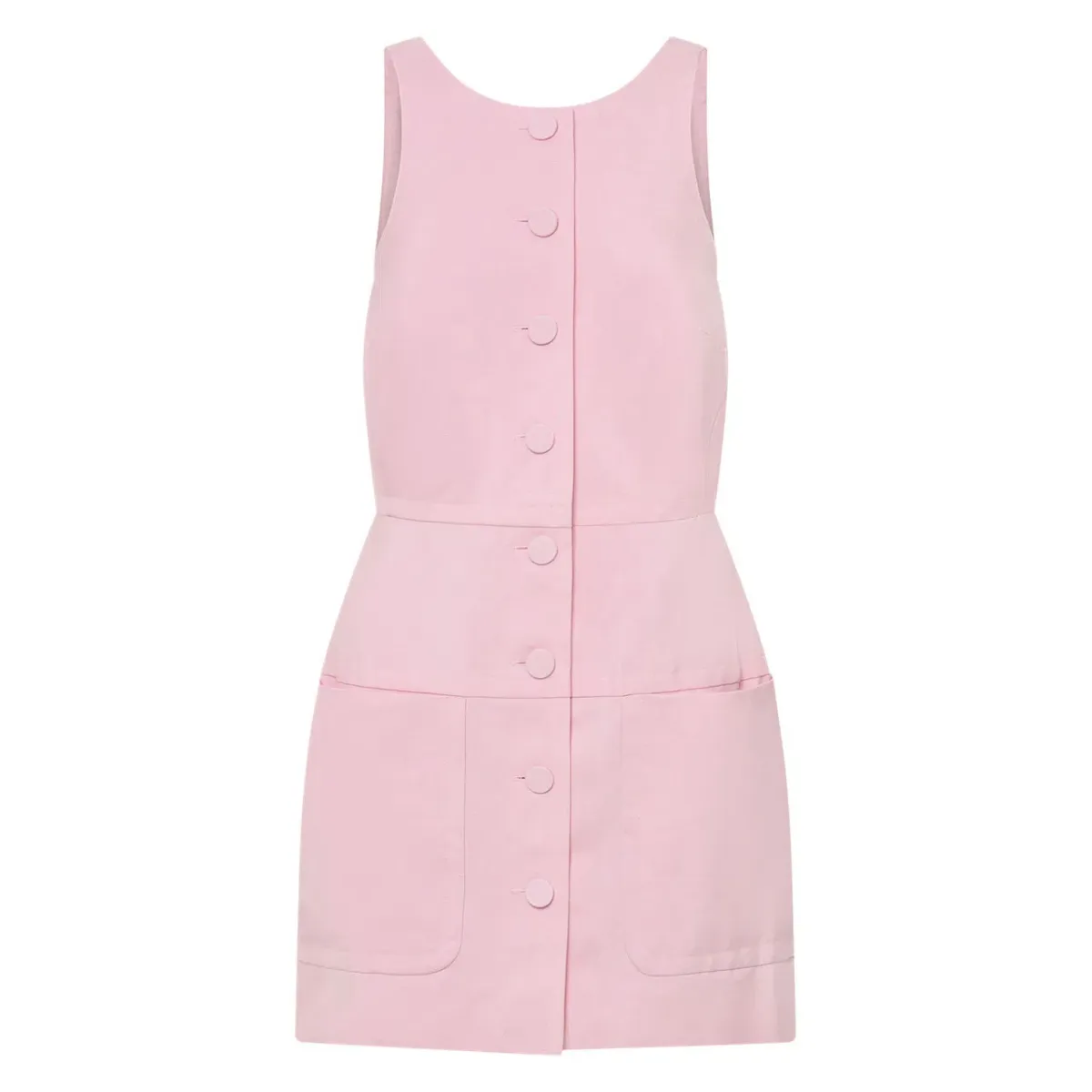 Oroton Detailed Shift Dress Rose Pink Size AU 8 - Image 4