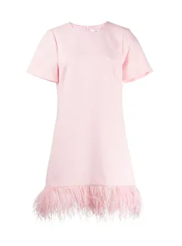 Likely Marullo Feather-Trim Dress Rose Pink Size AU 8 for rent on The Volte - image 5