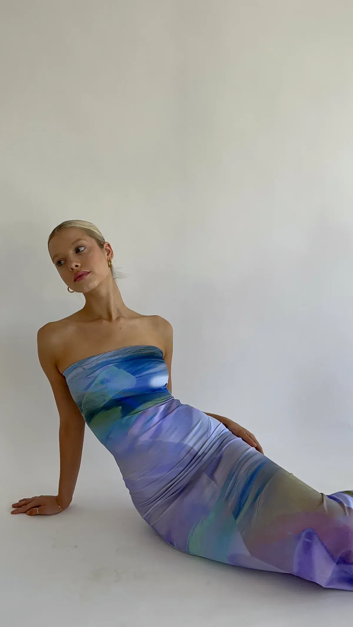 HNTR the Label Lotus Maxi Dress Size M/L  - Image 1