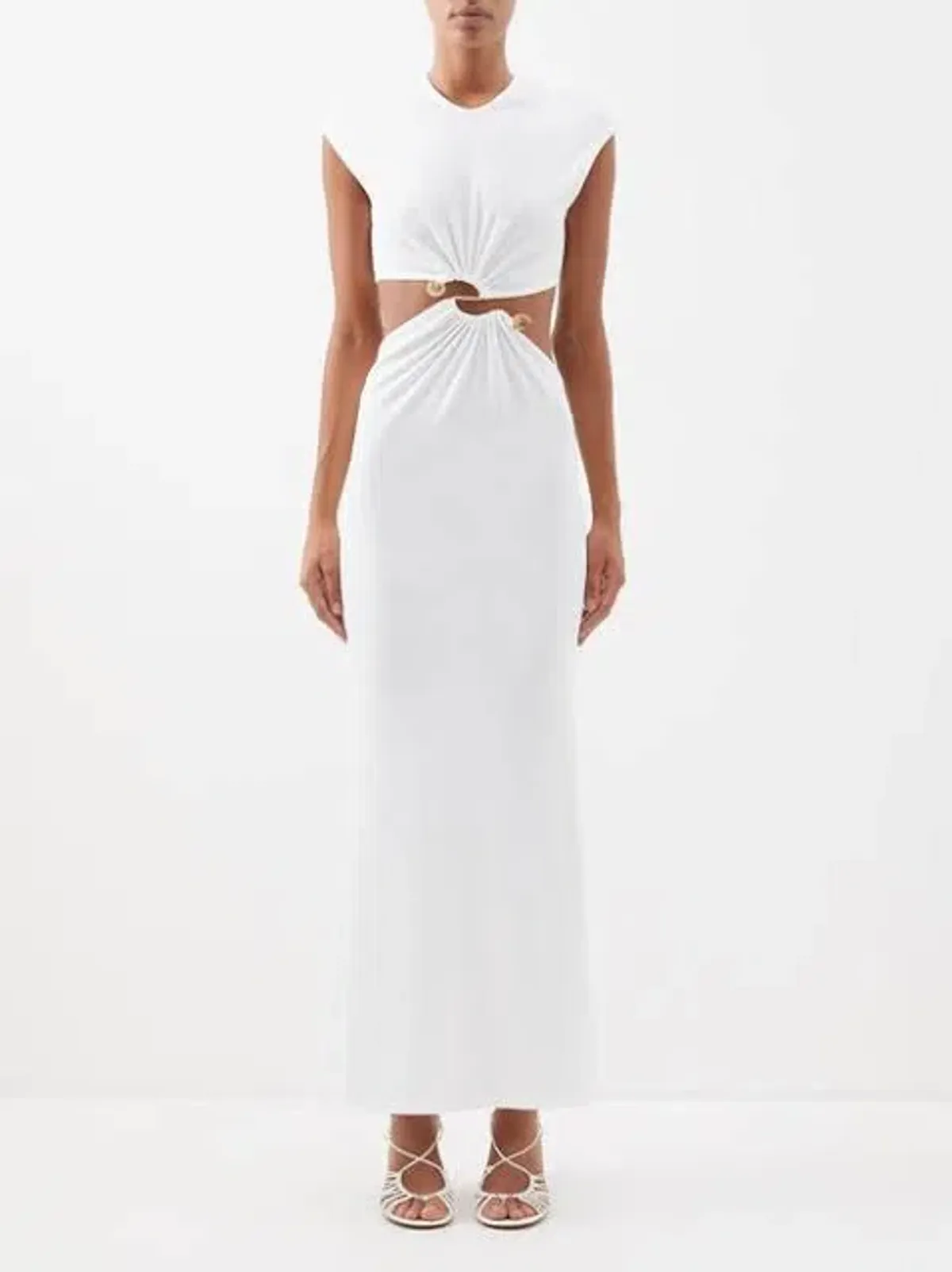 Christopher Esber Quartz White Dress Size AU 6 - Image 1
