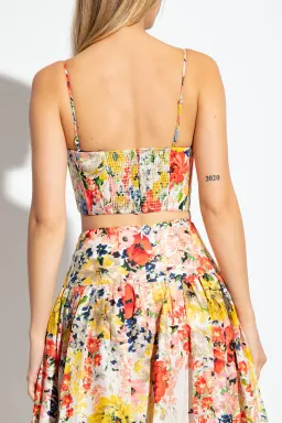 Zimmermann Alight Corset Top Multi Floral Size 0/ AU 8 for rent on The Volte - image 3