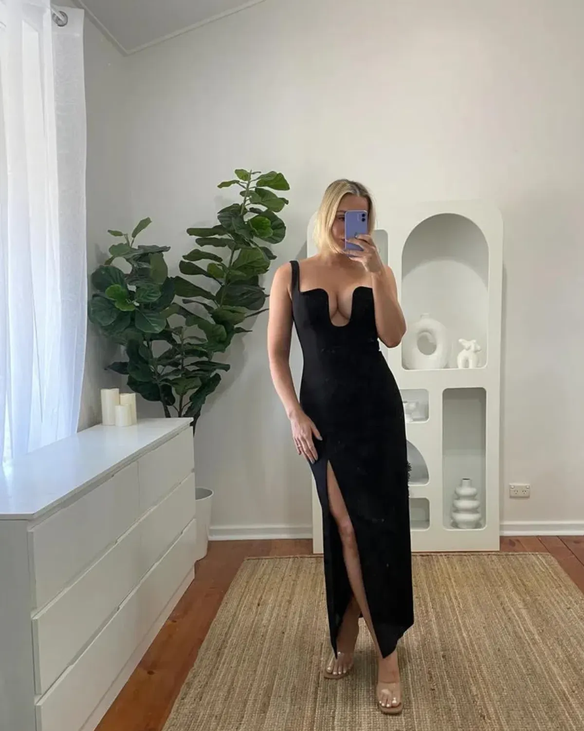 MISHA Franka Dress Black Size 8 - Image 1