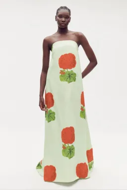 Oroton Posie Geranium Print Gown Floral Size 8 for rent on The Volte - image 1