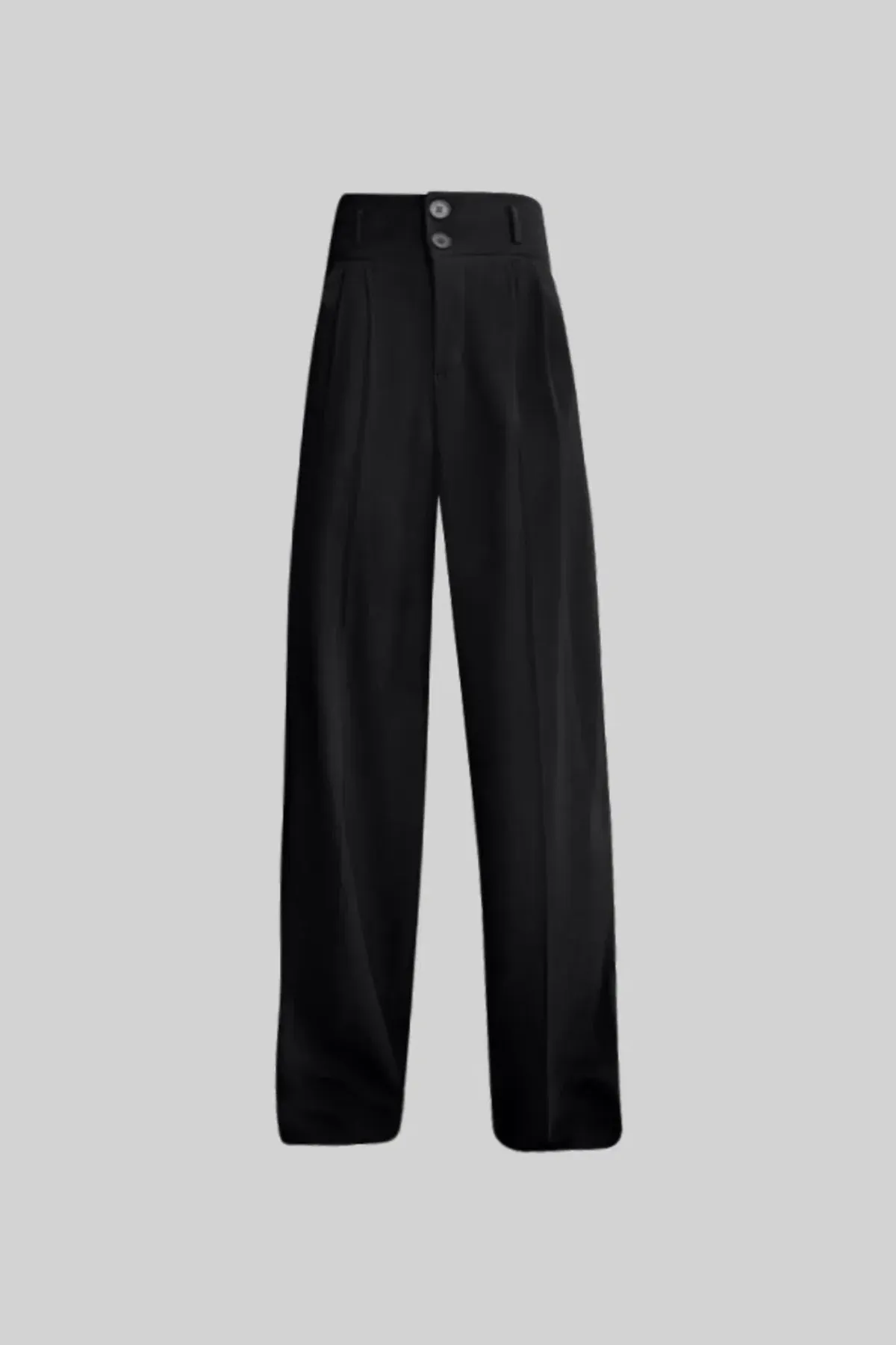 Sierra Darien Cut Out Shoulder Jacket and High Waist Loose Pants Set Black Size M / AU 10 - Image 9