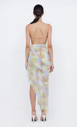 Bec & Bridge Zephy Asym Dress in Blue Blossom Size 12 for rent on The Volte - image 3