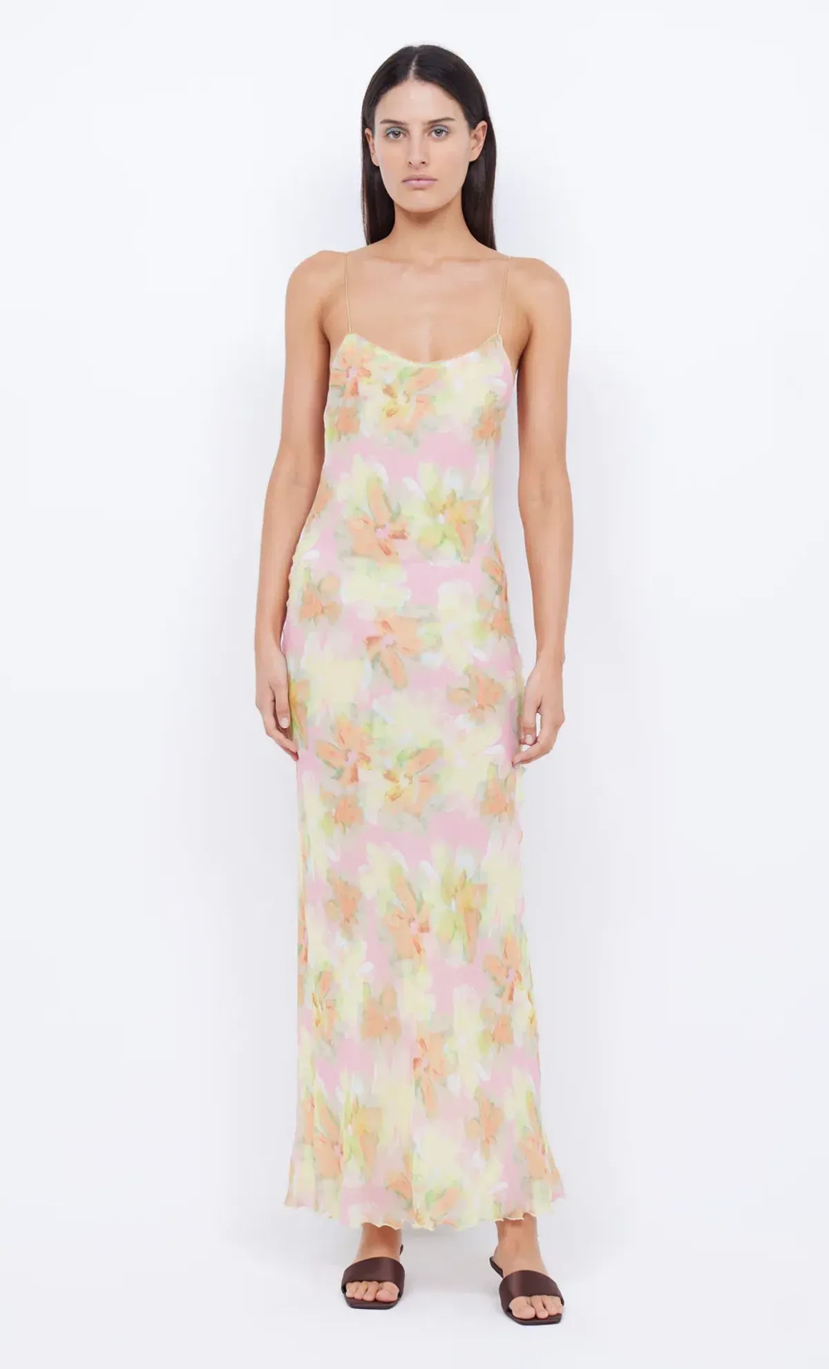 Bec & Bridge Zephy Print Slip Dress Floral Size 8 - Image 5