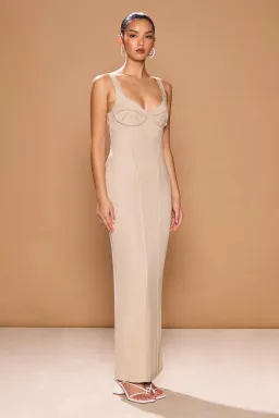 Sonya Moda Amar Dress in Natural Beige Size 6 for rent on The Volte - image 2
