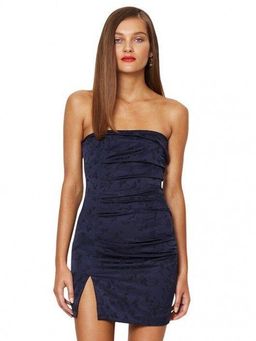 Bec and Bridge Kitten Kiss Mini Dress Navy 10 for rent on The Volte - image 1